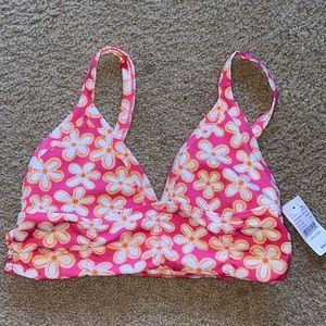 Floral sports bra